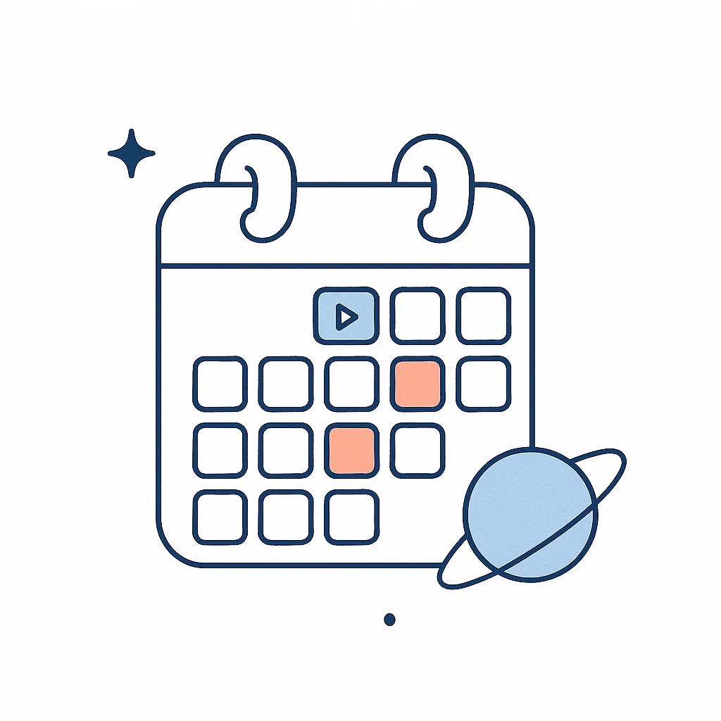 Calendario de clases inteligente Planetary School